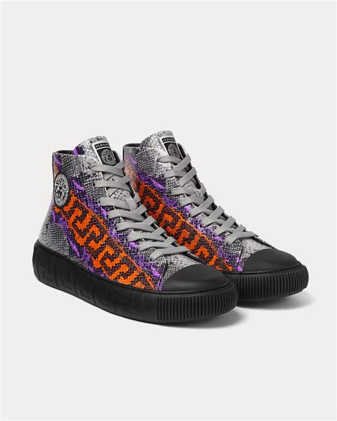 versace greca sneakers|versace greca high top sneakers.